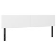 thumbnail image 2 of vidaXL Box Spring Bed with Mattress White 72"x83.9" California King Faux Leather, 2 of 6