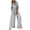 Gray, variant on Jumpsuit for Women Clearance Baggy Long Sleeve Playsuit Elastic Waist Straight Wide Leg Jumpsuit
