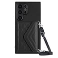 thumbnail image 5 of for Samsung Galaxy S24 Ultra Slim Case with Card Holders and Strap for Women, Samsung Galaxy S24 Ultra Phone Case Wallet PU Leather Kickstand RFID Blocking Flip Shockproof Wallet Case - Black, 5 of 11