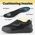 thumbnail image 5 of Fitville zapatos para diabéticos de ancho para ancianos, zapatos informales para caminar, transpirables para pies hinchados, alivio del dolor de pies, neurofonía, 5 of 5