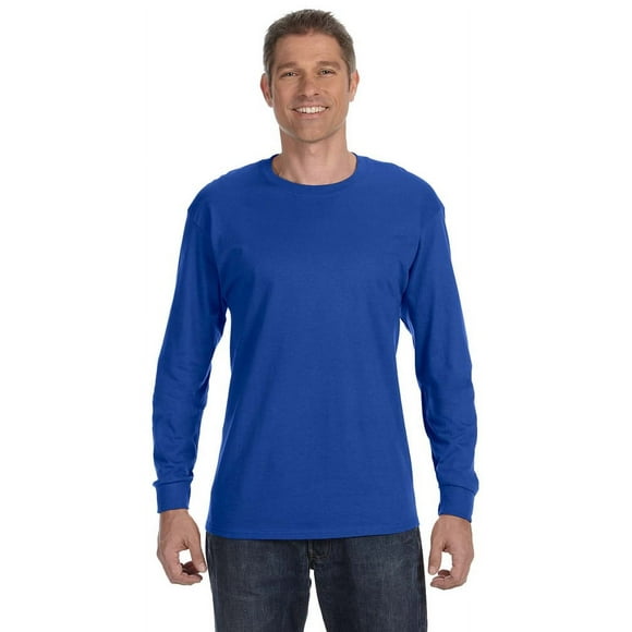Hanes - T-Shirt à Manches Longues Authentique