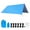Sky Blue, variant on COM1950s Portable Multifunctional Outdoor Camping Traveling Awning Backpacking Tarp Sunshade Lightweight Uv Protection and Pu 1000 Waterproof Rain Fly Tarp Shelter (118 * 118 Inches)
