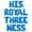 Blue, variant on Letter Balloons - HIS ROYAL THREE NESS 16" Inch Alphabet Letters Foil Mylar Balloon 3rd Birthday Party Banner (Gold)