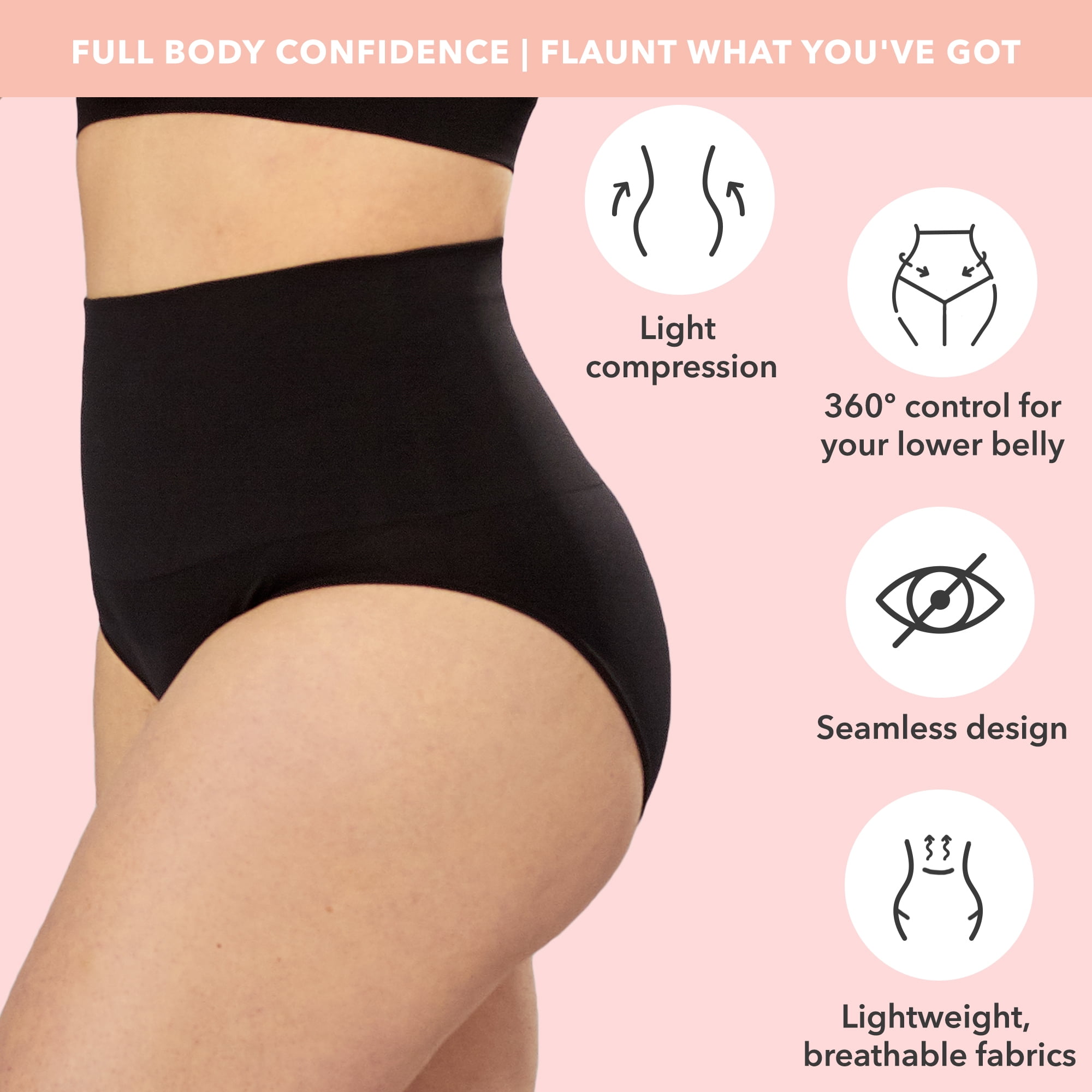 Empetua smooth waist trainer shapewear black l Clearance