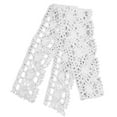 thumbnail image 3 of Lace Ribbon, Fabric Trim 4cm Width 10 Yards Widely Used White Net Design  For Curtain Decoration For Tablecloth Decoration For Clothes Decoration, 3 of 8