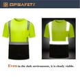thumbnail image 4 of SXcggal Hi Vis T Shirts Orange Work Shirt Shirts Reflective Tops Fashionable Breathable Lightweight Men's T-Shirt, 4 of 7