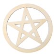 thumbnail image 4 of Colgante de madera Zulema decoración DIY Pentagrama Estrella 11,5 cm, 4 of 8