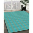 thumbnail image 2 of Ahgly Company Indoor Round Patterned Deep-Sea Green Area Rugs, 7' Round, 2 of 6