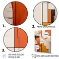 thumbnail image 3 of Designart "Canyon De Stijl Inspired Landscape III" Canyon Floater Framed Canvas Prints, 3 of 5
