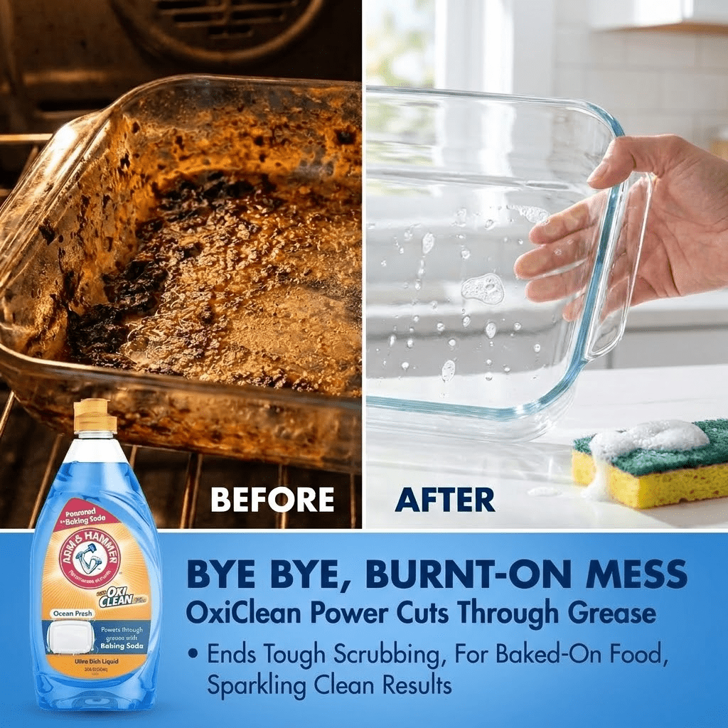 Arm & Hammer + Oxi Clean Ultra Dish Liquid Soap, Ocean Fresh, 24 fl oz