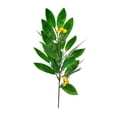 thumbnail image 2 of (Tipo B doble flor sombra fruta de arándano) decoración de arreglo floral de hoja de rododendro, 2 of 14