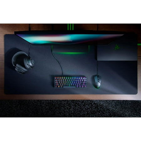 Razer - Huntsman Mini 60% Wired Optical Linear Switch Gaming Keyboard with Chroma RGB Backlighting - Black