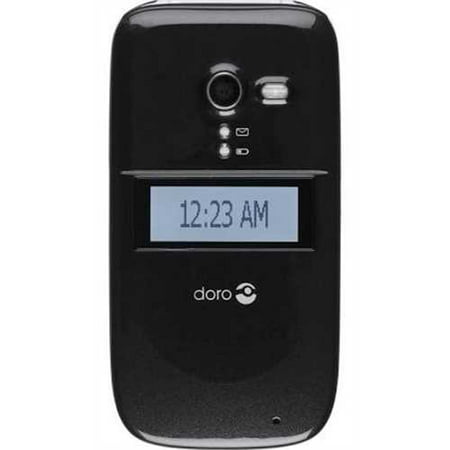 Consumer Cellular Doro 626 Flip Phone - Black -