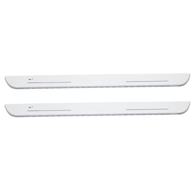 Pedal de Umbral de Puerta de Automóvil con Luz LED Multicolor con 7 Colores Carga USB Resistencia Al Agua IP67 Ajuste Universal Fácil Instalación para la Mayoría de los ANGGREK Otros