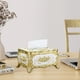 thumbnail image 5 of Vintage Style Tissue Box Storage Acrylic Desktop Plastic Cardboard Box Suitable For Living Room Bedroom And Desktop, 5 of 5