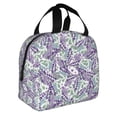 thumbnail image 2 of Pofeuu Lavender Flowers Print Lunch Bag Lunch Box Insulated Lunch Bag Adult Lunch Box for Men and Women, 2 of 8