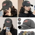thumbnail image 5 of SSKFHGI Khaki American Flag Baseball Cap For Women Breathable Washed Retro Old Hat With Letter Embroidery Manufacturer, 5 of 8