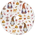 thumbnail image 1 of FMSHPON Halloween Cute GnomesPumpkins Leaves Xmas Christmas Tree Skirt Stand Mat for Holiday Party Decoration Indoor Outdoor 48 inches, 1 of 6