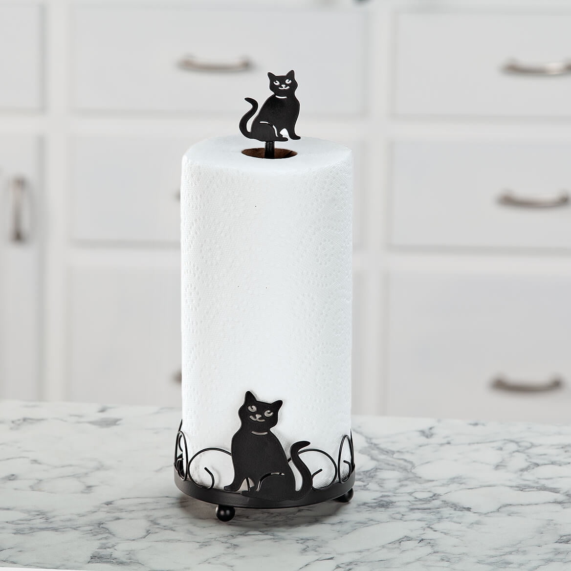 Cat kitchen roll holder new arrivals