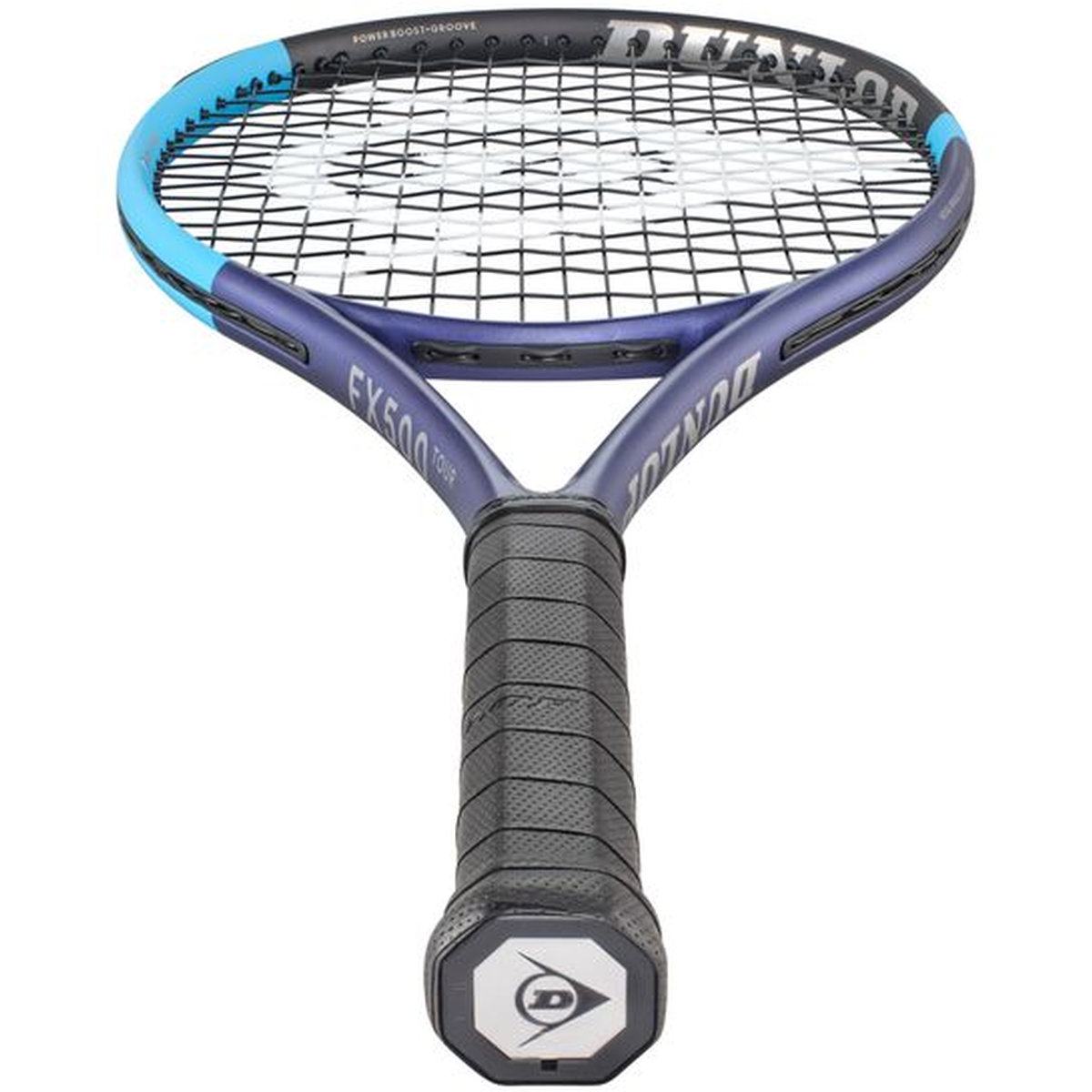 Dunlop FX500 Tour Power Tennis Racquet, Blue/Purple (4 1/4" Grip)