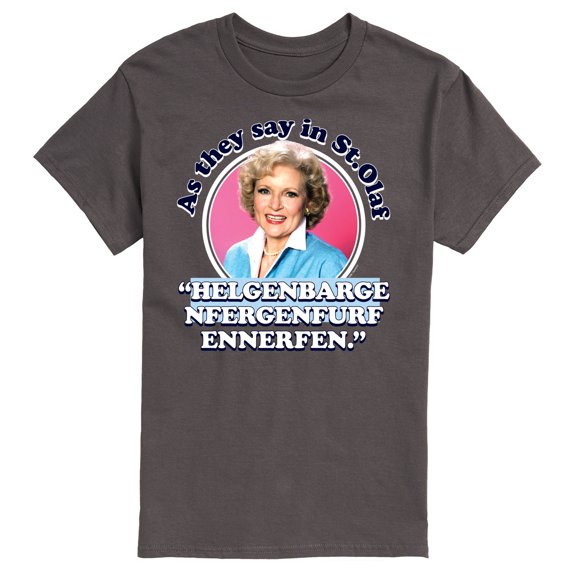 Golden Girls - As We Say In St Olaf - Men's Short Sleeve Graphic T-Shirt