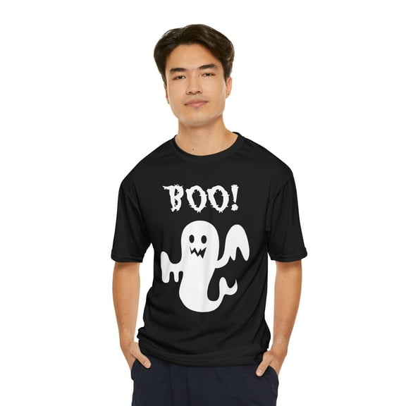 Boo Ghost Halloween Streetwear Comfort Men's Performance T-Shirt