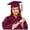 Wine, variant on 4Pcs Kids Kindergarten Graduation Cap And Gown Set 2026 With Tassel And Stole Preschool Graduation Robe Outfit For Boys Girls School Ceremony Valentines Party Birthday Gifts 2-12Y ,21=2-3Y