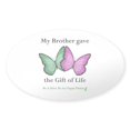 thumbnail image 1 of CafePress - Brother Gift Oval Sticker - Sticker (Oval), 1 of 1