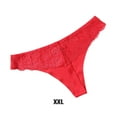 thumbnail image 1 of Maoww String Taille Basse Culotte Sans Coutures Accessoire de Rendez-Vous Finition Soignée Respirant Ajouré Vêtement de Nuit Rouge TTG, 1 of 6