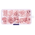 thumbnail image 1 of BESTYASH 1Set Copper Crush Washer Assortment Oil Drain Plug Gasket Set for Fastening and Sealing Applications, 1 of 6