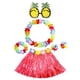 thumbnail image 4 of Falda de hierba hawaiana para niñas, gafas de sol con forma de piña, collar novedoso para vestir a damas vistoso, 4 of 9