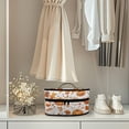thumbnail image 4 of HELLHERO Pumpkin and Maple Leaves Travel Iron Carrier Bag Universal for Most Iron Garment Steamer Box Travel Steamer Holder for Clothing Ironing Machines, Case Only, 4 of 6