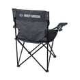 thumbnail image 2 of Harley-Davidson Open Bar & Shield Folding Chair w/ Storage Bag - Black, Harley Davidson, 2 of 3