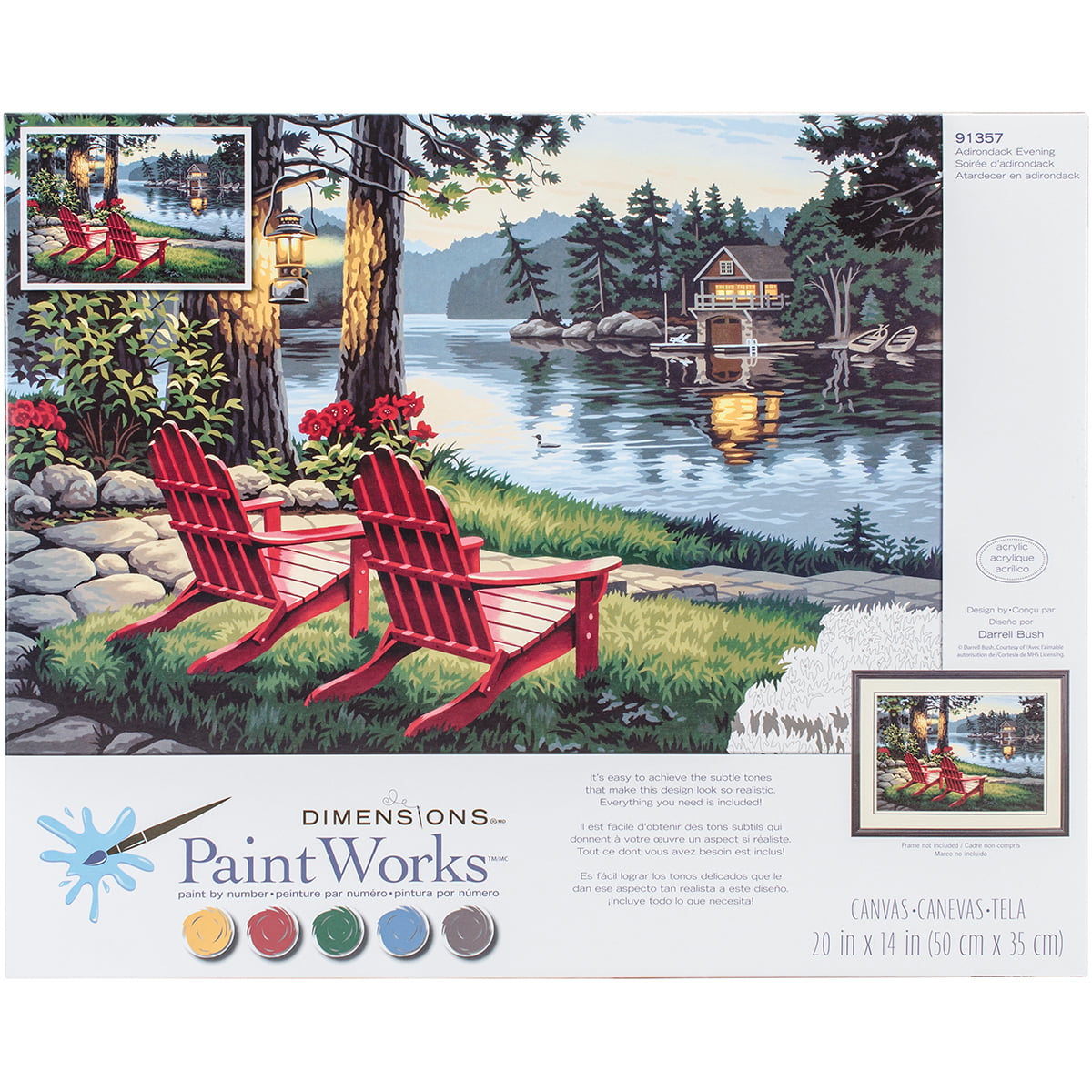 Paintworks 20 x 12-InchIsnt it Romantic Paint by Numbers Kit