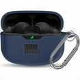 thumbnail image 1 of wonima44 for JBL Vibe 200TWS & Vibe Beam Case Cover, Silicone Protective Shock Cover Compatible With True Wireless Headphones Charging Case With Carabiner (Blue), 1 of 1