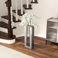 thumbnail image 3 of SHYFOY Large Floor Vase, 23.74“ Tall Mirrored Vase Glass for Floor Silver Rectangular Decorative Vases Modern for Luxury Living Room Hallway Corner Decor, 3 of 5