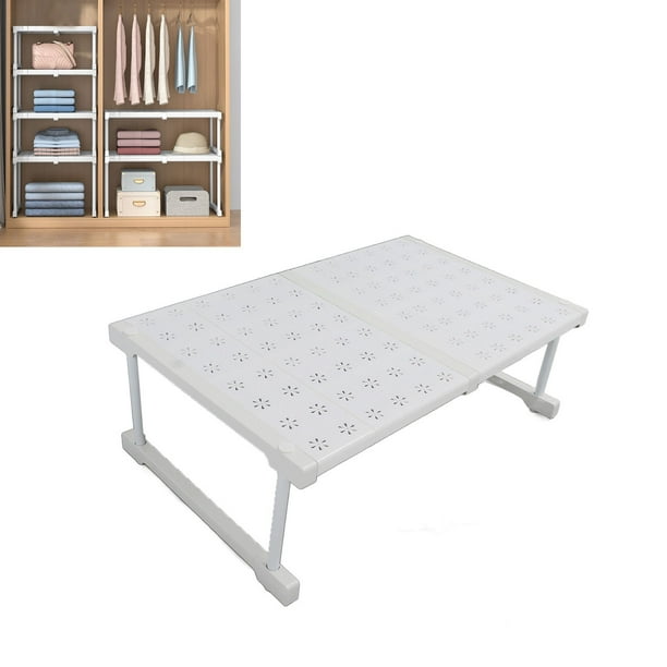 Expandable Closet Shelf Storage Rack Vegetable Retractable Layered