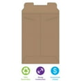 thumbnail image 4 of Office Depot® Brand Stayflats Mailers, 9" x 11 1/2", Kraft, Box Of 100, 4 of 5