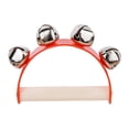 thumbnail image 1 of Tambor de instrumento de percusión de s de madera para fiestas, vacaciones, , niñas, regalos Rojo Yuyangstore Pulsera campanilla, 1 of 8