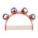 thumbnail image 1 of Campana de madera, instrumento Musical, campana de tambor, juguetes educativos, campana de mano, pandereta para juegos, fiestas de vacaciones, KTV, , Rojo Hugo Pulsera campanilla, 1 of 8