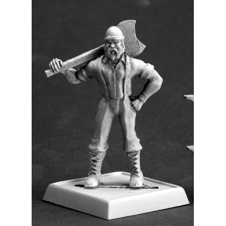 reaper miniatures bill foster, lumberjack #50268 chronoscope d&d rpg mini figure