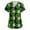 Fluorescent Green, variant on St. Patrick's Dayscrubs for Women V Neck Cute Shamrock Printed Scrub Tops Casual Short Sleeve T Shirts Plus Size Scrubs Work Shirt Nurse Uniforms with Pockets Dark Green XL