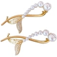 thumbnail image 1 of 2Pcs Metal Hair Clips Rhinestone Hair Clips Decorative Barrettes Girl Hairpins Hair Clamps, 1 of 9
