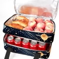 thumbnail image 5 of Constellation Double Layered Insulated and Refrigerated Lunch Bag with Large Capacity and Hand Carry - 7.1x11.4x16.1 Inches, 5 of 6
