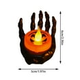 thumbnail image 3 of Halloween Skeleton Hand LED Candle Lamp Flameless Night Light Party Desktop Ornament Atmosphere, 3 of 4