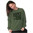 thumbnail image 3 of US Army Sis Military Star Logo Women Plus Size Sweatshirt Brisco Brands 3X, 3 of 4