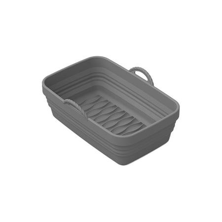 

Kitchen Gadgets Dual Air Fryer Silicone Liners For Dual Air Fryer Basket Liners Reusable Silicone Pot Rectangular Air Fryer Accessories Kitchen Accessories Kitchen Organization