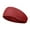 Red, variant on Skymirror Men Sports Headband Moisture Wicking Wide Workout Headband Quick Drying Solid Color Running Cycling Sweatband Headband