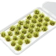 thumbnail image 2 of TISHITA 32 Pcs de Fleurs Miniatures en Grappe pour Kits de Construction de Modèles, Vert Sable Clair, 2 of 8