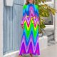 thumbnail image 4 of Groovy Disco Waves - Vestido largo con brillo neón de los años 70 vestidos para mujer Vestidos de mujer Vestidos de novia, 4 of 5